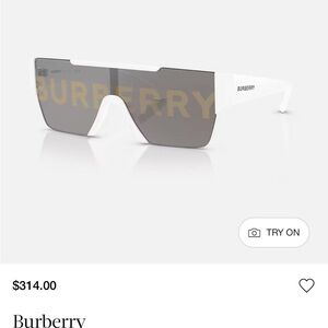 Burberry Black and White Sunglasses